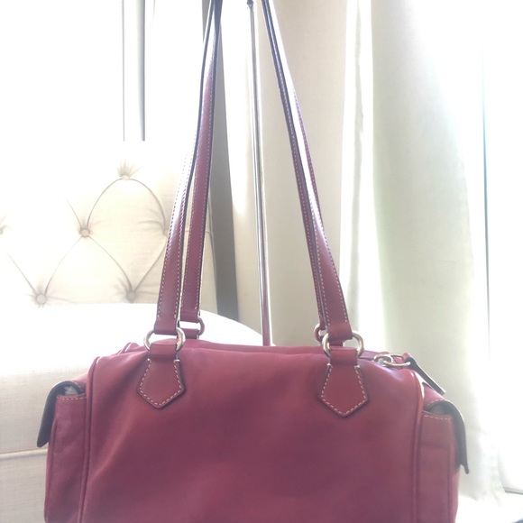 Prada lambskin bag (Vitello Heavy in Cerise) - Picture 5 of 8
